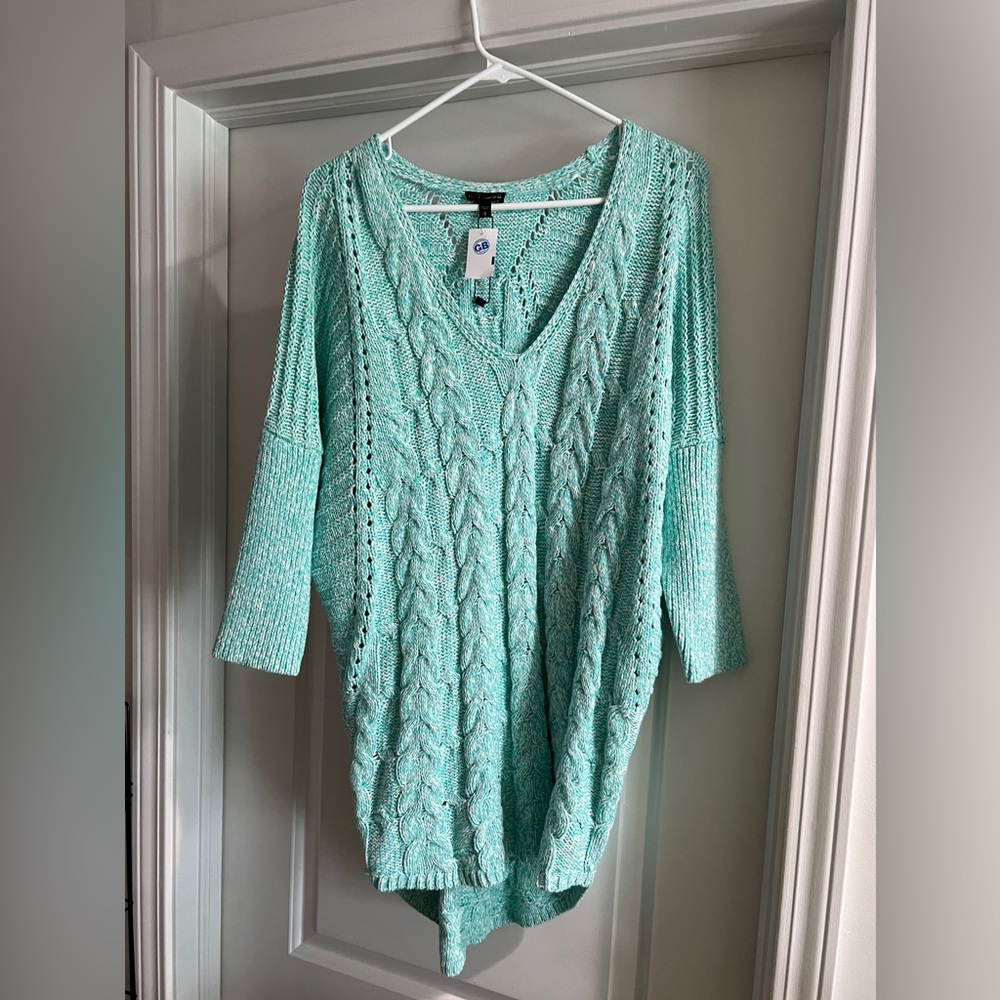 Express teal sweater Never worn